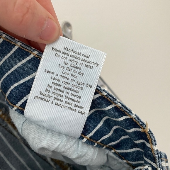 Judy blue Super flare Railroad stripe jeans - Picture 5 of 7